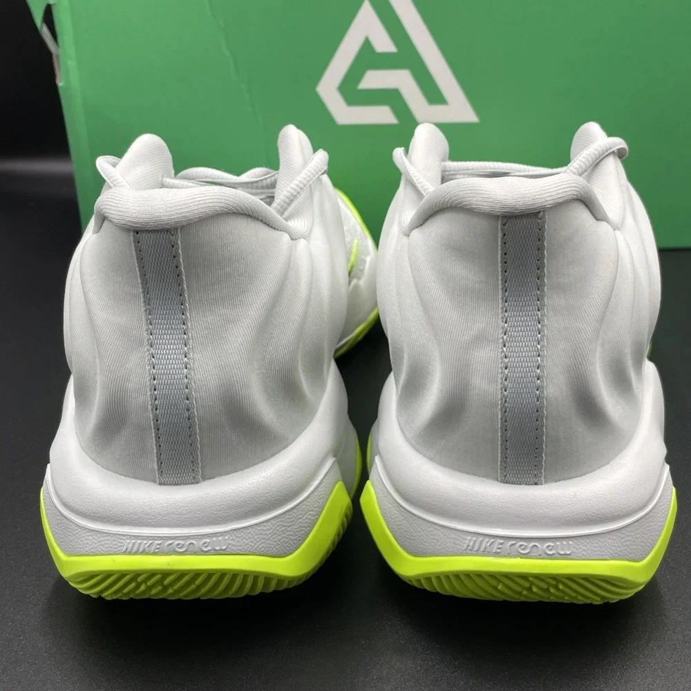 Nike Giannis Immortality 4 Shoes Mens Size 11.5 Silver Volt Black Basketball NEW